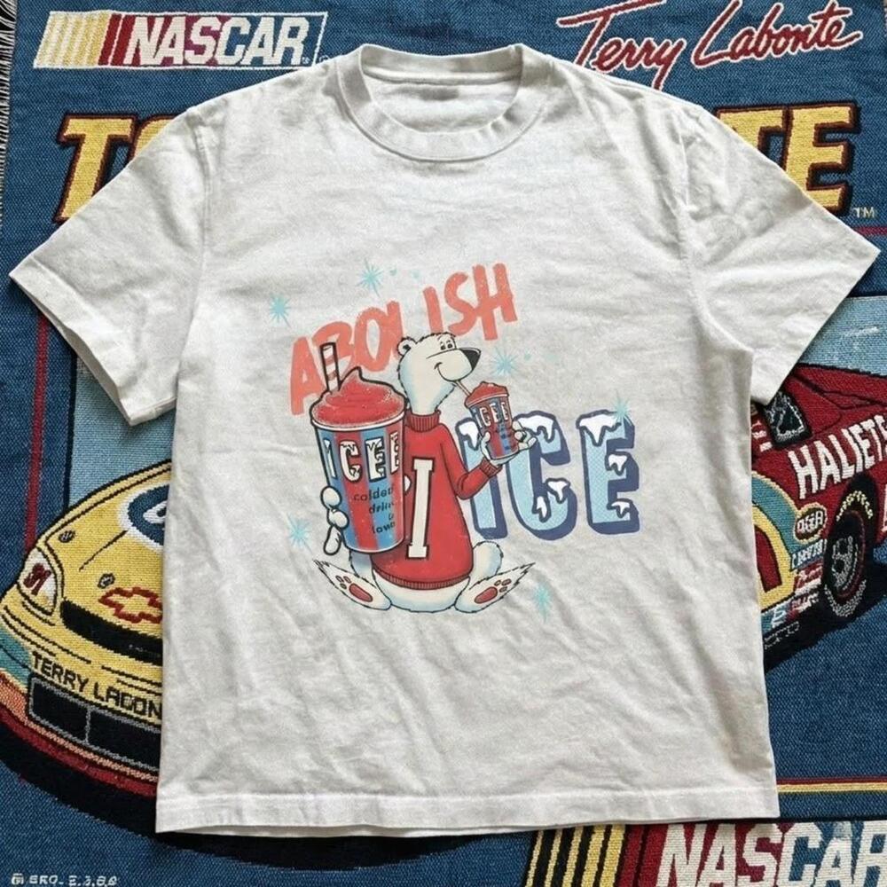 Abolish Ice White Cotton T-Shirt
